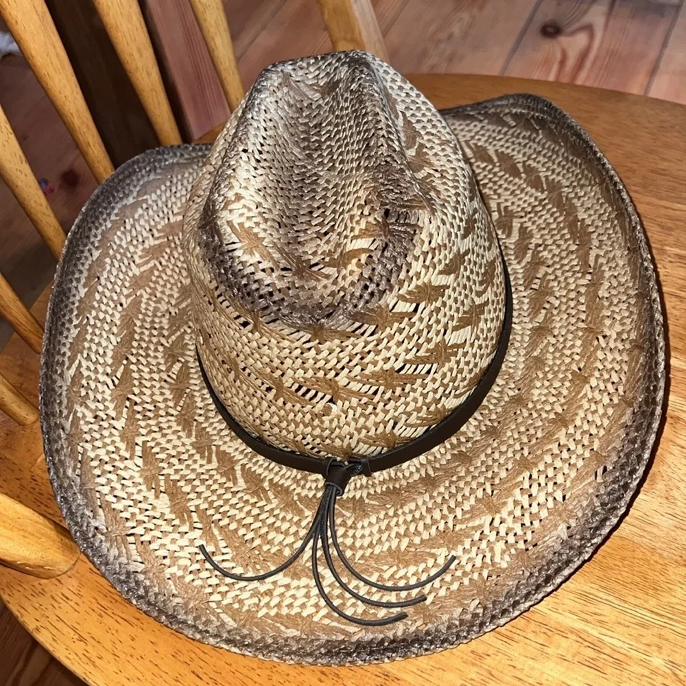 Bull Hide Run A Muck Desert Gold Straw Hat YOUTH Small